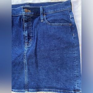 EUC J Crew Denim Skirt